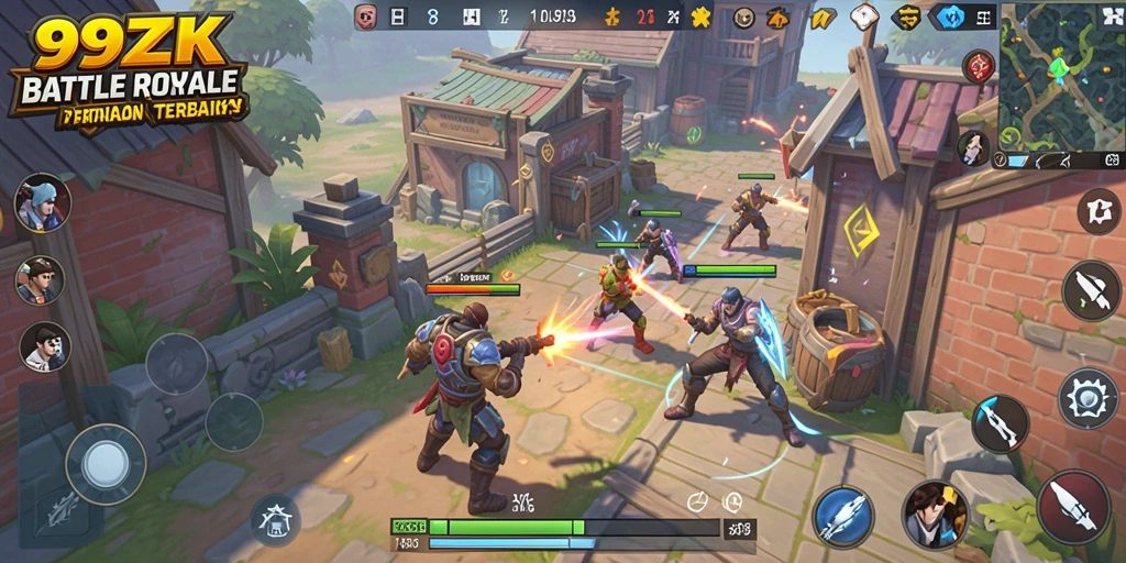 Gameplay seru 99ZK dengan momen pertarungan yang mendebarkan.
