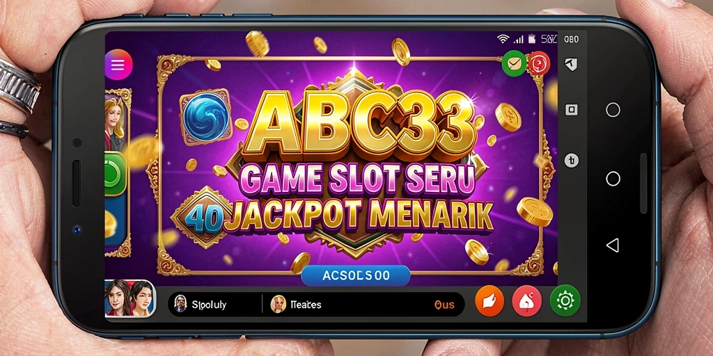 Tampilan gameplay seru dalam ABC33 dengan berbagai tema slot.