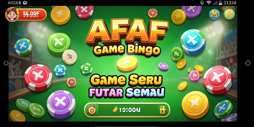 Gameplay seru Bingo dalam AFAF yang penuh warna.