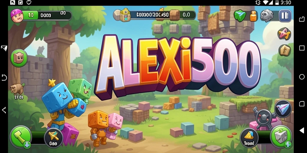 Tampilan gameplay menarik dari ALEXIS500 yang penuh tantangan.