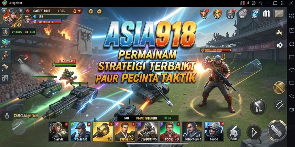 Tampilan utama gameplay ASIA918 yang seru dan menegangkan.