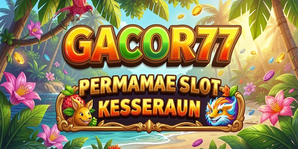 Gameplay menarik GACOR77 dengan desain slot yang menawan.