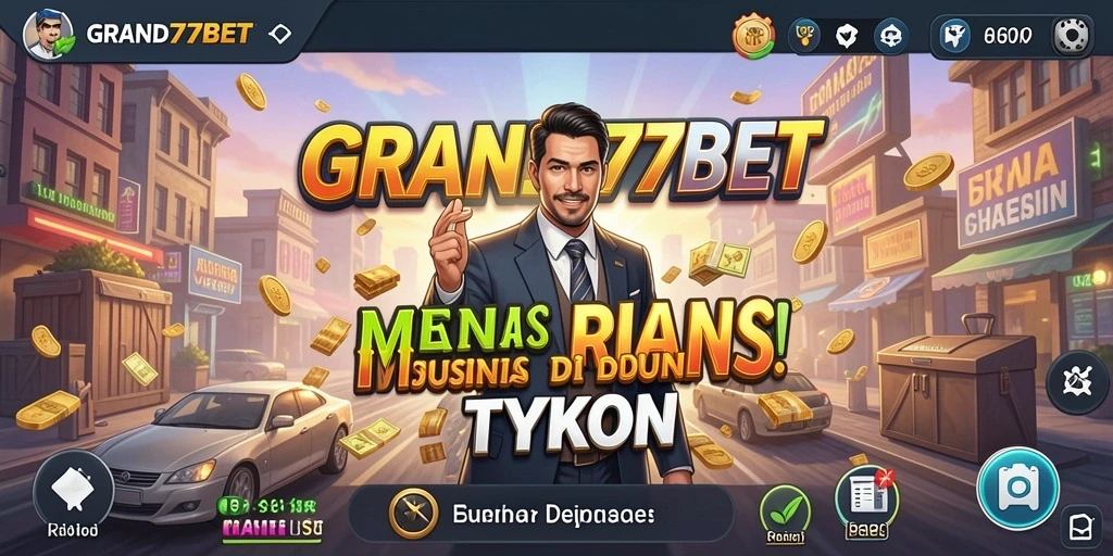 Gameplay seru dan strategi dalam membangun kerajaan bisnis.