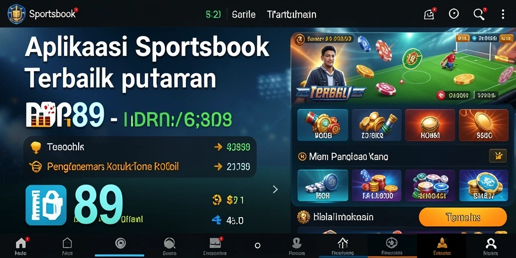 Tangkapan layar gameplay IDR89 yang menampilkan fitur taruhan olahraga.