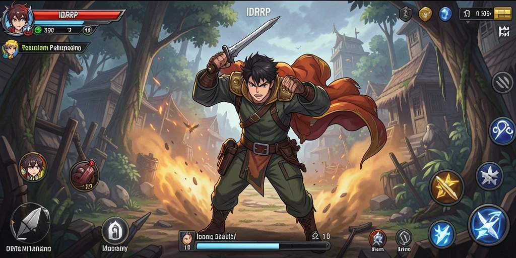 Gameplay seru dan interaksi karakter di IDRRP.