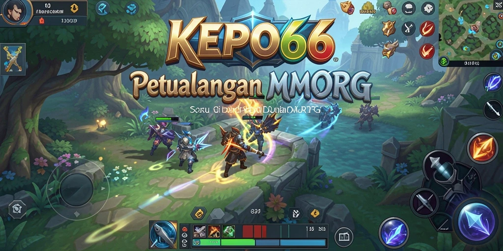 Tangkapan layar menampilkan aksi seru dalam gameplay MMORPG.