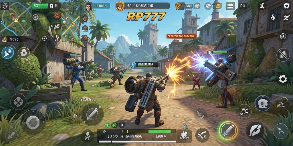 Tampilan gameplay RP777 yang menarik dengan fitur Simulation yang imersif.